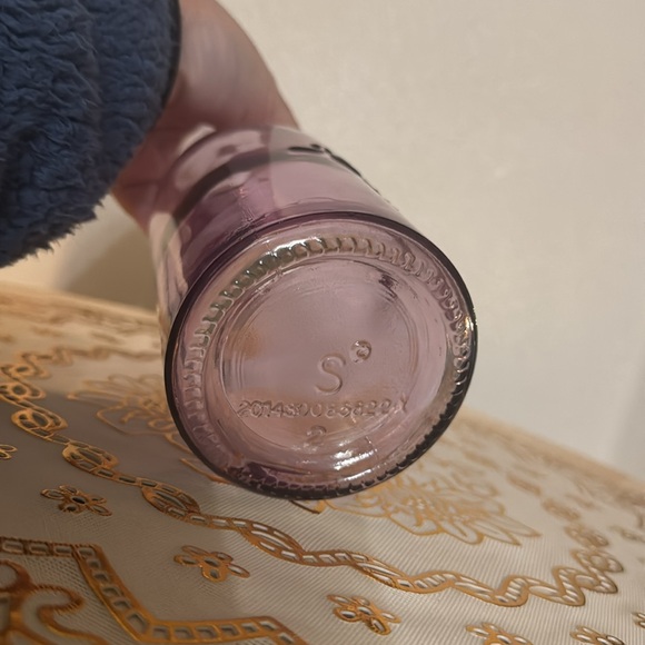 Jall & Co Mason Patent Dec 17th 2012 Purple Milk Glass Bottle - Picture 2 of 6